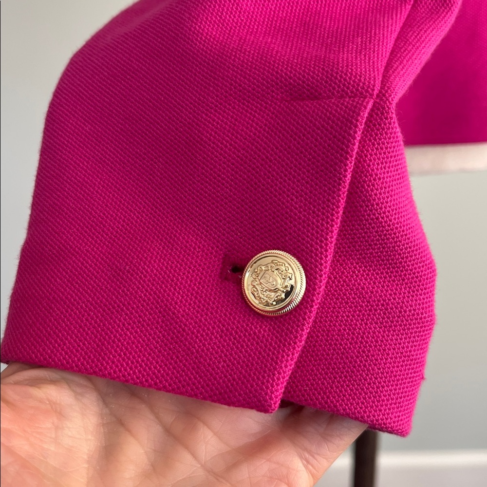 Chico's Vibrant Blazer with Gold Accents - Picture 6 of 8